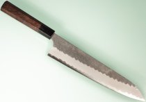 Nigara AS Satin Tsuchime Wa-Gyuto 260mm Walnut/Buffalo