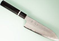 Hatsukokoro X Nigara Ryusui Aogami 2 Nashiji Damascus Wa-Santoku 170mm