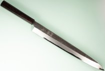 Hatsukokoro Shirasagi Kurouchi Aogami Wa-Yanagiba 330mm Ebony Hatsukokoro Shirasagi Kurouchi Aogami Wa-Yanagiba 330mm Ebony