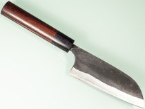 Onihiro Shirogami 1 Kurouchi Ko-Wa-Santoku 120mm Onihiro Shirogami 1 Kurouchi Ko-Wa-Santoku 120mm