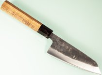 Hatsukokoro Kurogane Blue2 Kurouchi Wa-Ko-Bunka 120mm Teak Hatsukokoro Kurogane Blue2 Kurouchi Wa-Ko-Bunka 120mm Teak