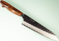 Nigara R2 Kurouchi Tsuchime Gyuto 200mm Ironwood